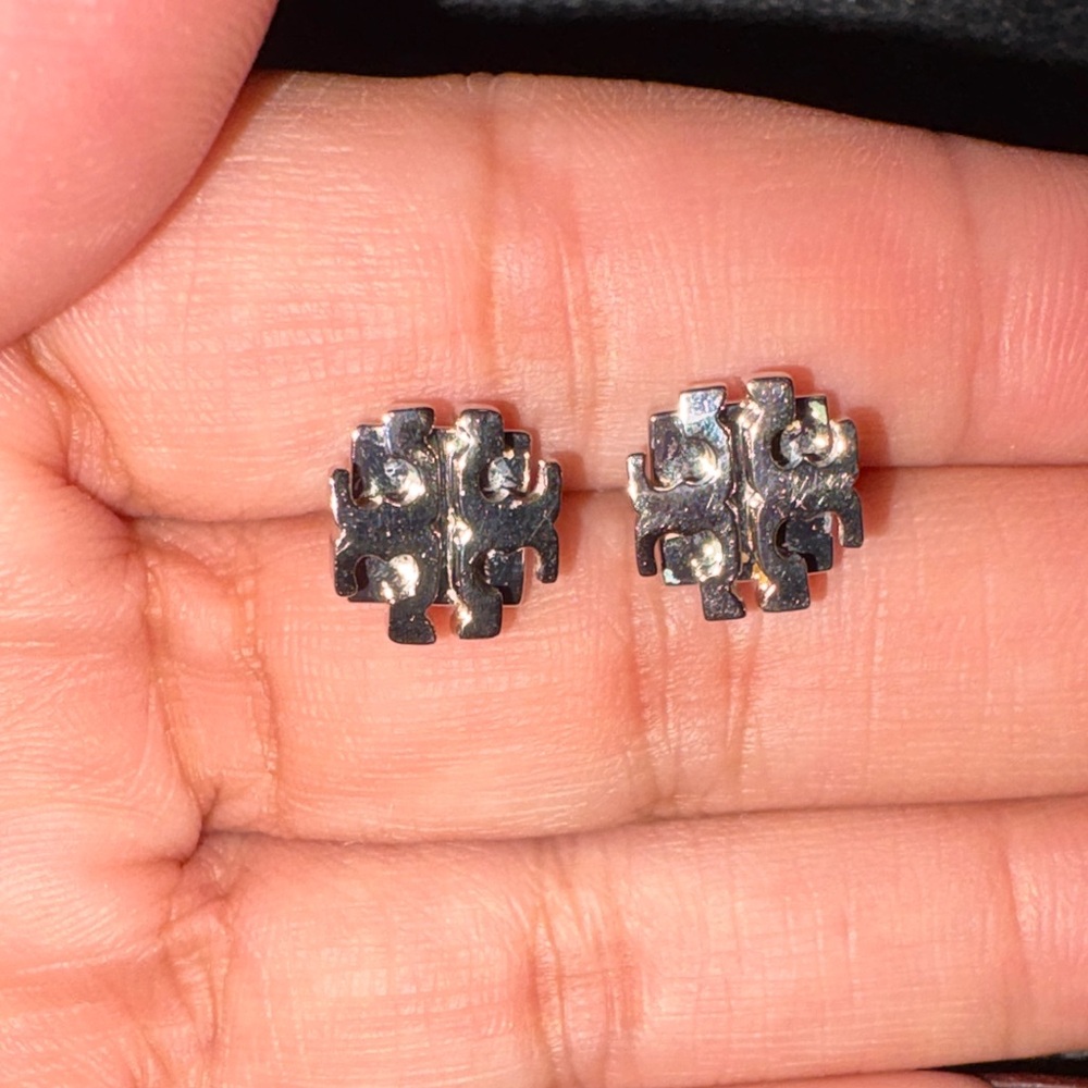 Tory Burch Silver Earrings